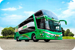 10% de descuento en pasajes ida y vuelta.